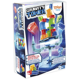 PLAY FUN BY IMC TOYS Gravity Tower von Toggo Toys; auf der wackeligen Basis-Plattform Wird EIN Turm gebaut. Der Gegner: die Schwerkraft; Spielspaß & Lerneffekt