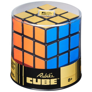 Rubik’s 3x3 Retro Zauberwürfel - der 3x3 Cube im Look and Feel des Originals von vor 50 Jahren, Jubiläumsausgabe mit Goldener Seite, für Logik-Akrobaten ab 8 Jahren