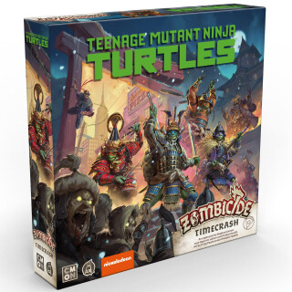 Zombicide White Death: TMNT Time Crash EXPANSION - Turtle Team Quest through Zombie New York, Cooperatives Strategiespiel mit Tabletop-Miniaturen, ab 14 Jahren, 1-6 Spieler, 1 Stunde Spielzeit,