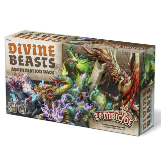 Zombicide White Death: Divine Beasts Abomination Pack – Mythische Kreatur-Erweiterung, kooperatives Strategiespiel mit Tabletop-Miniaturen, ab 14 Jahren, 1-6 Spieler, 1 Stunde Spielzeit, hergestellt