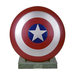 Semic Marvel Avengers XL Spardose Captain America Schild rot/blau/silberfarben, Nachhaltig, Collectible, für Erwachsene beider Geschlechter