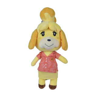 Simba 109231006 - Animal Crossing Isabelle, 40cm Plüschtier, New Horizons, Nintendo, Plüschfigur für Kinder ab den ersten Lebensmonaten