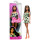 Barbie HPF76 - Kinderspielzeuge und Geschenke, braunhaarig mit gepunktetem Jumpsuit, Fashionistas, Kleidung und Zubehör, ab 3 Jahren