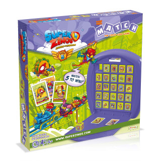 Winning Moves - TOP TRUMPS MATCH - SuperZings - SuperZings Series 5 - Alter 4+ - Multilingual