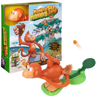 Monkey See Monkey Poo Kinderspiel mit Bananenduft Fake Kot Lustige Spiele | sensorisches Spielzeug | Familienspiele | Lustige Geschenke für Vorschulkinder ab 4