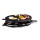 alpina Raclette-Grill - Elektrische Tischgrill - mit Pfannen und Spachteln - 1200 Watt - 8 Personen - Schwarz