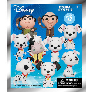 Disney 101 Dalmatians 3D Foam Bag Clip in Blind Bag