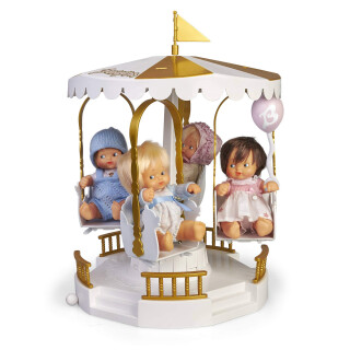 Barriguitas 700015806 Baby-Figur Karussell musikalische Puppe für Mädchen, S