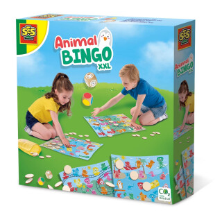 SES creative 02231 Tier Animal-Bingo XXL, Diverse Farben