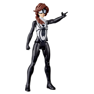 Marvel E73295L2 Hasbro Spider Girl Spiderman Web Warriors Titan MIT 5 ARTIKULATIONSPUNKTE, 30 cm MOD. SDOS, 30 Centimeters