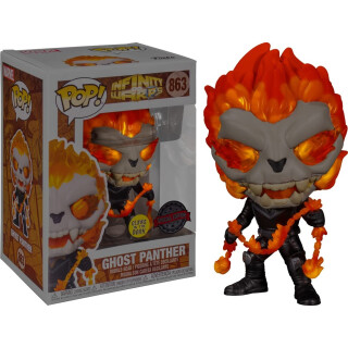Funko Pop Marvel Warps Ghost Panther Glow
