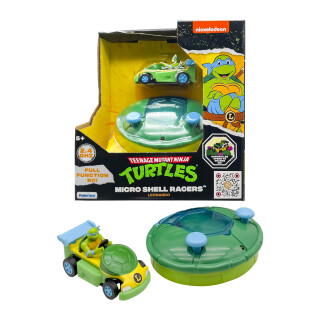 Teenage Mutant Ninja Turtles | Mutant Mayhem Classic Leonardo | TMNT Micro Shell Racer, Alter 3+ Geschenke & Spielzeug, 3"