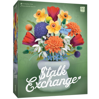 USAopoly Stalk Exchange | Board Game | Beautiful Flower and Gardening Themed Strategy Game | Fast & Fun Gameplay | Ages 10+ | 2-5 Players | English