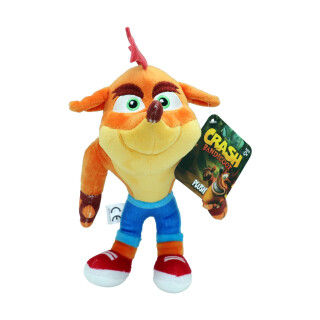 Crash Bandicoot Bandai Plüschtier | 15 cm Plüschtier Sammlerstück | Plushie Mädchen und Jungen Spielzeug für Videospiel-Fans | Sammelbare Kuscheltiere für Jungen und Mädchen Tolle