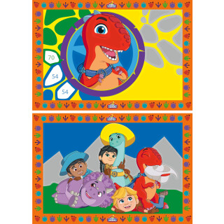 Ravensburger CreArt 23537 - Dino Ranch - Malen nach Zahlen Dinos für Kinder ab 5-7 Jahren