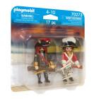 PLAYMOBIL DuoPacks 70273 Piratenkapitän und Rotrock,...