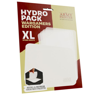 The Army Painter, Wet Palette Hydro Pack Wargamers Edition XL, 50 Hydro Sheets und 2 Hydro Foams, für Tabletop Wargames Miniaturmodellierung