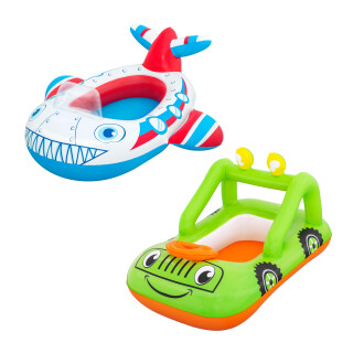 Bestway Lil Navigator Aufblasbares Auto oder Flugzeug für Kinder, sortiert