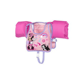 Bestway Swim Safe ABC Disney Junior Schwimmhilfe mit Textilbezug Stufe B Minnie Mouse, 3-6 Jahre