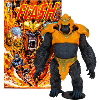 DC Direct Page Punchers Megafigs Actionfigur & Comic Gorilla Grodd (The Flash Comic) 30 cm