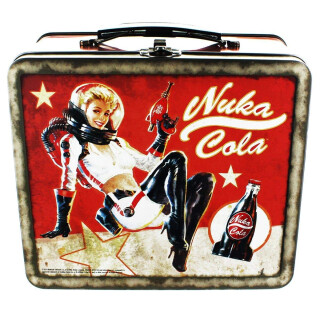 Fanwraps Fallout 4 Nuka Cola Tin Tote Tasche, Rot, Metall, Post-apokalyptisch Sci-Fi, Indoor, Anti-rust coating, Full color printing, 4 x 6.75 x 7.75 inches, 0.33 kg, All Ages