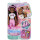 Barbie Dream Besties Puppe und Accessoires, bewegliche Barbie Brooklyn Rollschuh-Modepuppe mit braunem Haar, 9 Zubehörteile zum Thema Musik und Video, JFX97