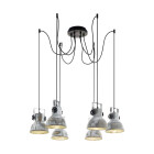 EGLO Pendellampe Barnstaple, 6 flammige Vintage...