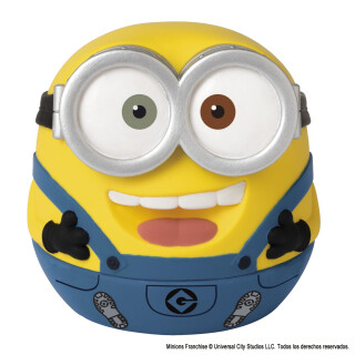 BANDAI, Elektronisches Spielzeug Die Minions, Squeeze! Minion Bob, 91195, Entdecken Sie die lustigen Geräusche beim Drücken, inklusive 4 Modi Schrei, Doremi, Melodie und Spiel