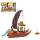 Mattel Disney JBT54 Moana 2 Spielzeuge, Moanas Abenteuer-Kanu Spielset mit schwimmendem Kanu, Moana Kleine Puppe, 1 Charakterfreund, 6 Spielbereiche & 10 Zubehörteile