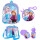 Großes Geschenkset Disney Frozen - Rucksack + Geldbörse + Isoliertasche + Trinkflasche + Brotdose