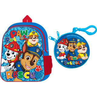 Geschenkset Paw Patrol - Rucksack + Geldbörse