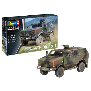Revell Modellbausatz I ATF Dingo 1 I Detailreicher Level 4 Militärbausatz I 65 Teile I Maßstab 1:72 I für Kinder und Erwachsene ab 12 Jahren