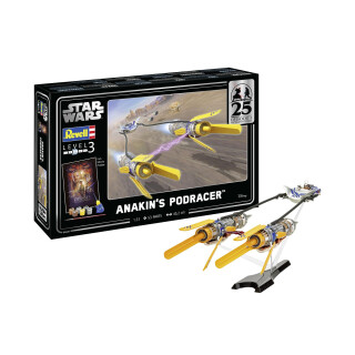 Revell Modellbau, EP1 Anakins Podrace, Bausatz, Maßstab 1:31, 53 Teile, Bastelset ab 10 Jahren, Detailgetreues Modell, Raumschiff, Authentische Nachbildung