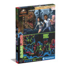 Clementoni - 27557 - Puzzle Glowing Lights Jurassic World...