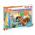 Clementoni 29763 Supercolor 44 Cats – Puzzle 180 Teile ab 7 Jahren, buntes Kinderpuzzle mit besonderer Leuchtkraft & Farbintensität, Geschicklichkeitsspiel für Kinder