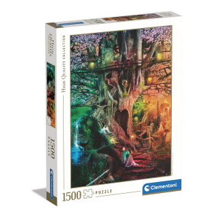 Clementoni - 31686 Collection Puzzle - The Dreaming Tree - Puzzle 1500 Teile ab 14 Jahren, Erwachsenenpuzzle mit Wimmelbild, Geschicklichkeitsspiel für die ganze Familie, Medium