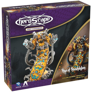 Renegade Games: Heroscape: Scavorith, Lord of Ruin - Armee-Erweiterung, 1 unlackierte vollständig montierte Figur & 1 Armeekarte, Miniaturen Spielzubehör
