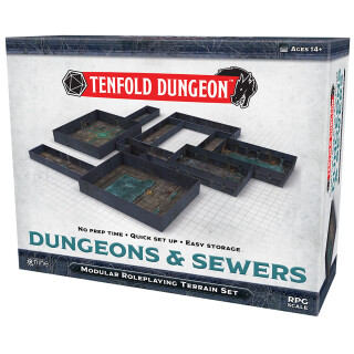 Gale Force Nine GF9TFD02 Tenfold Dungeon: Dungeons & Sewers