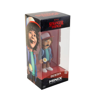 MINIX Collectible Figurines, Figur: Stranger Things – Dustin, 12 cm Sammelfigur, Ab 17+ Jahren, Deutsch