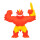 Heroes of Goo Jit Zu Meteor Madness Blazagon-Actionfigur, dehnbar, mit einzigartiger knirschender Schleimfüllung & Meteor-Kampfhandschuh, haptisches Spielzeug, bis auf die dreifache Größe dehnbar