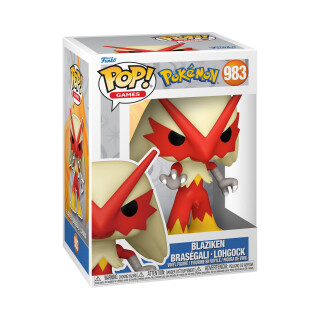 Funko POP! Games: Pokemon - Blaziken - Lohgock - Vinyl-Sammelfigur - Geschenkidee - Offizielle Handelswaren - Spielzeug Für Kinder und Erwachsene - Video Games Fans - Modellfigur Für Sammler