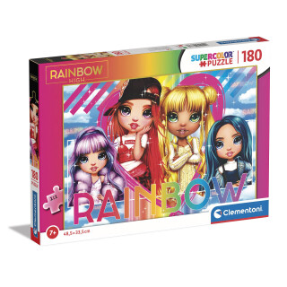 Clementoni - 29776 - Supercolor Puzzle Rainbow High - Puzzle Mit 180 Teile - Puzzle Für Kinder Ab 7 Jahren, Made In Italy