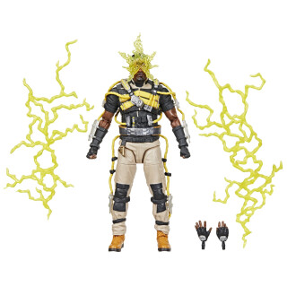 Marvel Legends Series Marvel’s Electro, Spider-Man: No Way Home Sammlerobjekt Action-Figur, 15 cm, Blau und Gelb