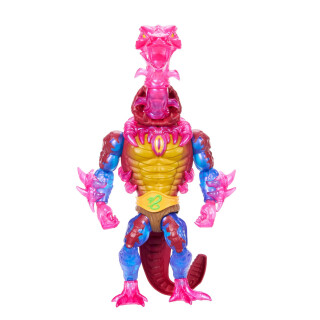 Masters of the Universe Origins Turtles of Grayskull Rattlor Reptile Wars Bewegliche Actionfigur, Teenage Mutant Ninja und MOTU Crossover Helden-Spielzeug, JBN01, [Mehrfarbig]