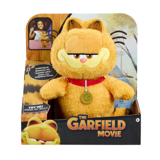 Animagic Garfield Tanzender Plüsch, Kuscheltier für Kinder ab 3 Jahren, Das Spielzeug Tanzt zu „Good Life“ aus dem Film, Interaktives Sanftes Spielzeug