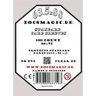 100 Docsmagic.de Board Card Game Sleeves Clear - 63,5 x 88 Standard - 66 x 91 - Klar Kartenhüllen