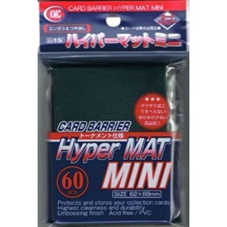 KMC Small Sleeves - Hyper Mat Green (60 Sleeves)