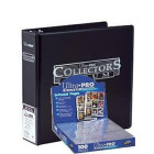 Ultra Pro 3-Ring Collectors Album Schwarz+ 100 9-Pocket...