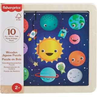 Fisher-Price Puzzle, Planeten, aus Holz, HXV16