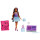 Barbie Party Unboxed Puppe und Accessoires, Glam Party Serie mit 10 Überraschungen, darunter eine Violette glitzernde Puppe mit Farbwechseleffekt, JFY66